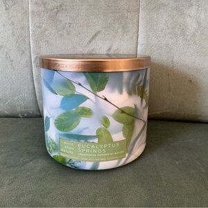 NWT White Barn, Eucalyptus Springs 3-wick candle